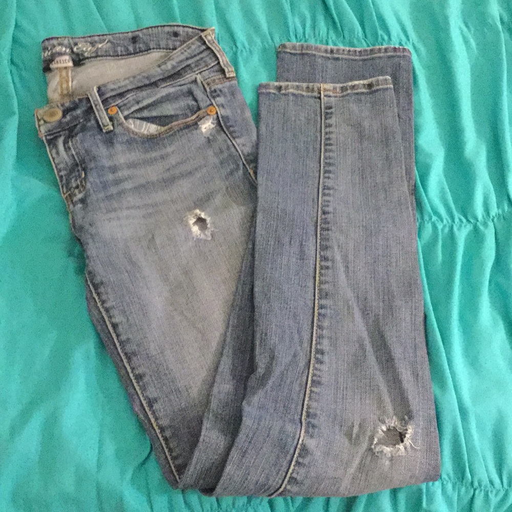 AEO distressed jeans
